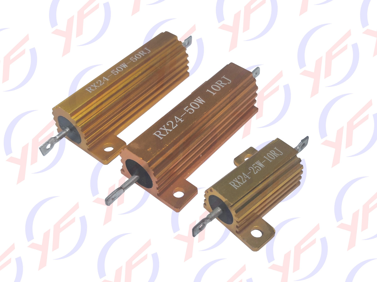 RX24 Golden Aluminum Housed Power Resistor